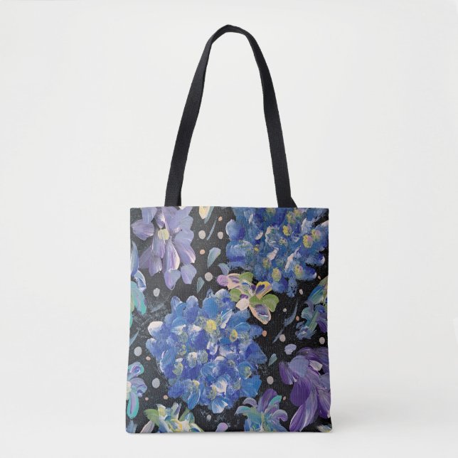 Hydrangea Night-Tasche Tasche (Vorderseite)