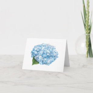 Hydrangea Note Card Dankeskarte