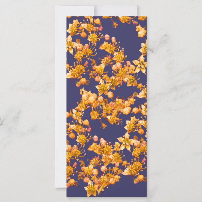 Hydrangea-Orange und Marine (Vorderseite)