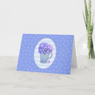Hydrangea Osterkarte Feiertagskarte