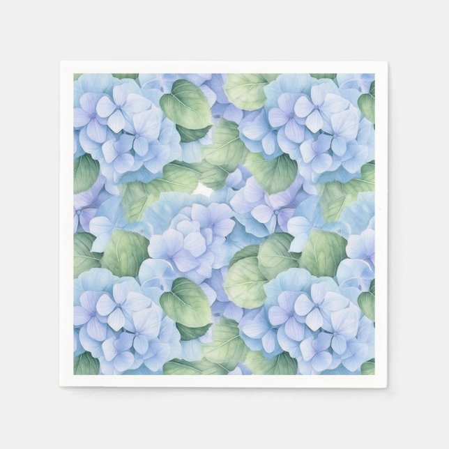 Hydrangea Paper Napkins Serviette (Vorderseite)