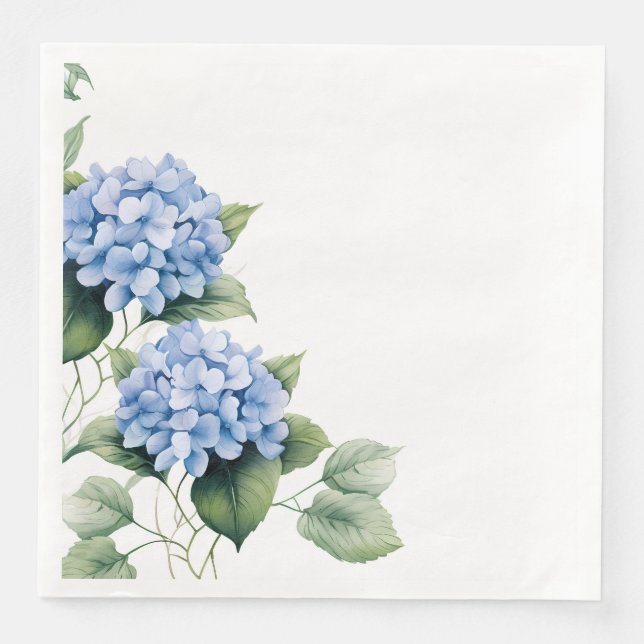 Hydrangea Paper Napkins Serviette (Vorderseite)