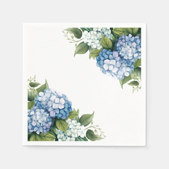 Hydrangea Paper Napkins Serviette (Vorderseite)
