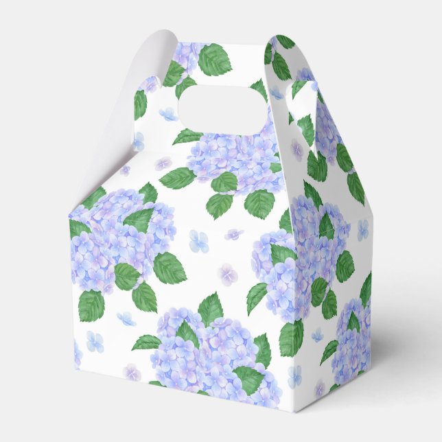 Hydrangea Print Party Leckerei Box Geschenkschachtel (Vorderseite)