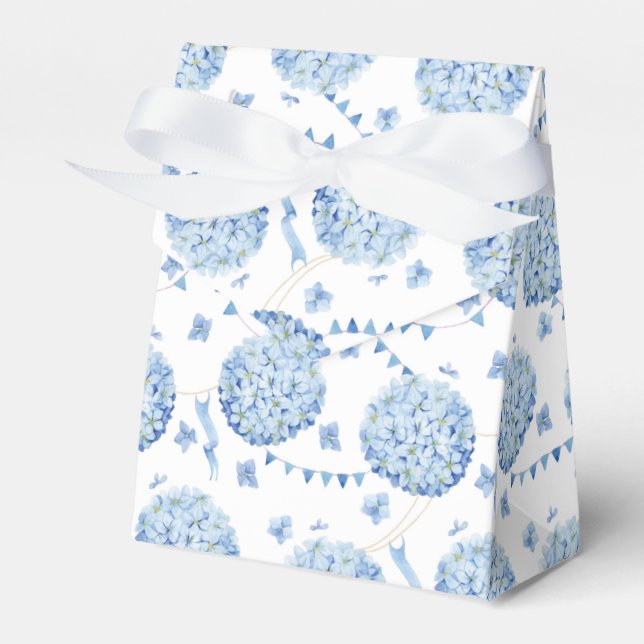 Hydrangea Print Party Leckerei Box Geschenkschachtel (Vorderseite)