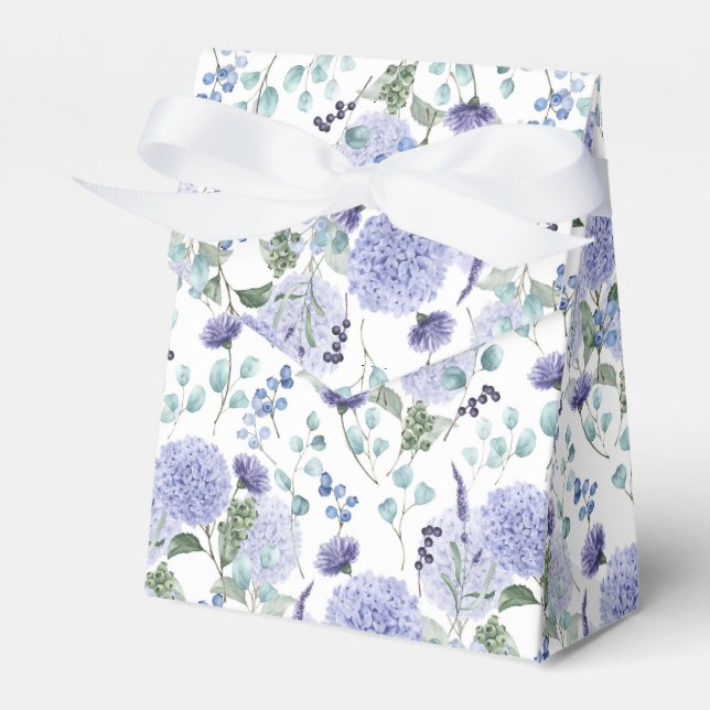 Hydrangea Print Party Leckerei Box Geschenkschachtel (Vorderseite)