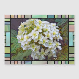Hydrangea quercifolia [Magnet Card] Magnetkarte
