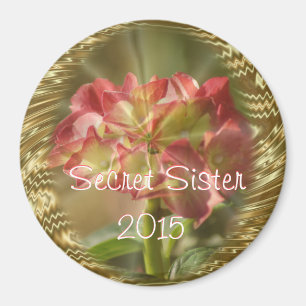 Hydrangea Secret Sister Magnet - oder bei jedem An