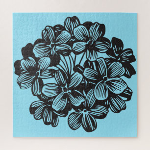 Hydrangea Sky Blue Botanic Blume Floral