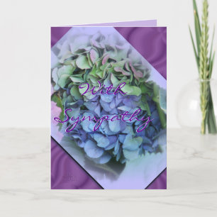 Hydrangea Sympathie auf Orchidee - für jeden Anlas Karte