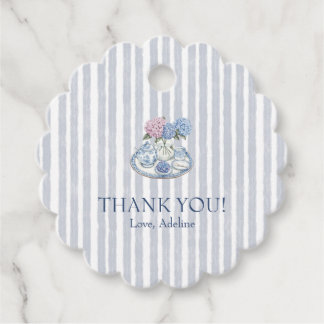 Hydrangea Tea Party Geschenkanhänger