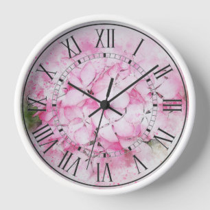 Hydrangea-Uhr Uhr