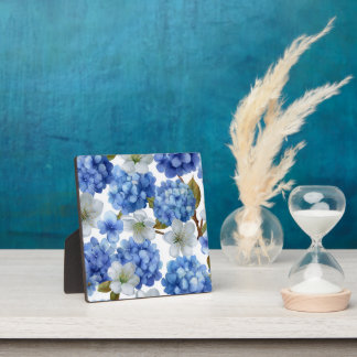 Hydrangea und Cherry Bloom Fotoplatte