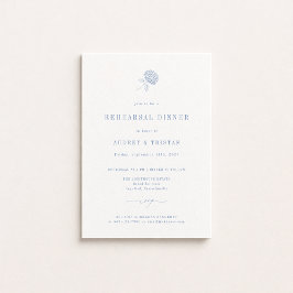 HYDRANGEA Wedding Rehearsal Dinner Ankündigung