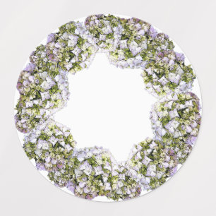 Hydrangea Wreath Etiketten