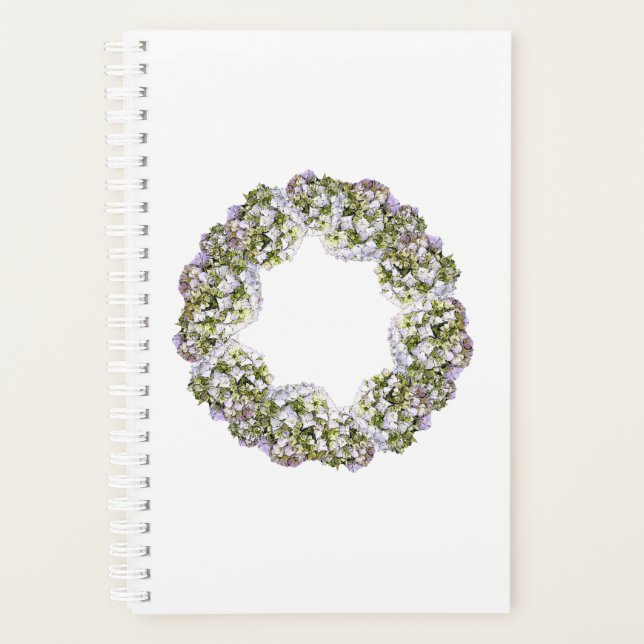 Hydrangea Wreath Planer (Vorderseite)