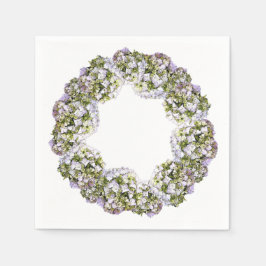 Hydrangea Wreath Serviette