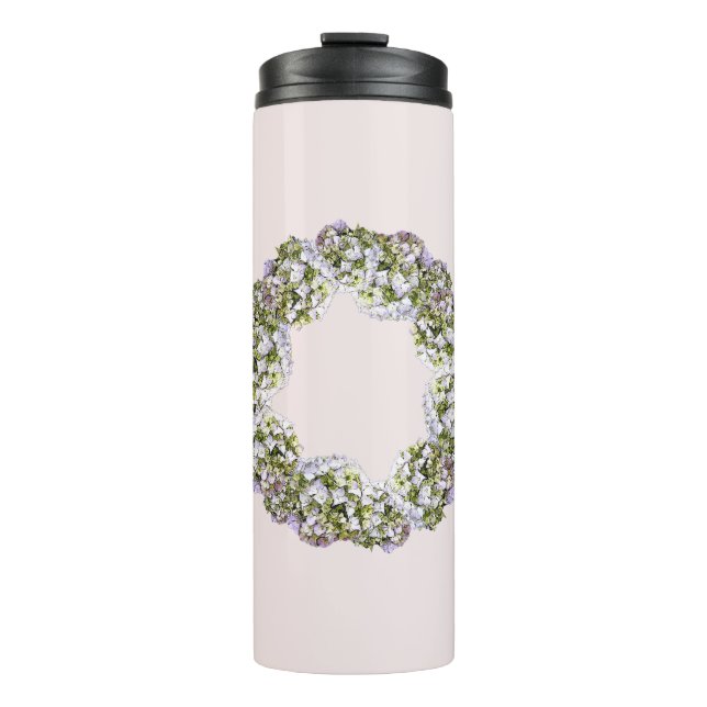 Hydrangea Wreath Thermosbecher (Vorderseite)