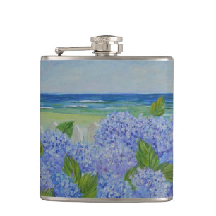 Hydrangeas am Meer Flachmann