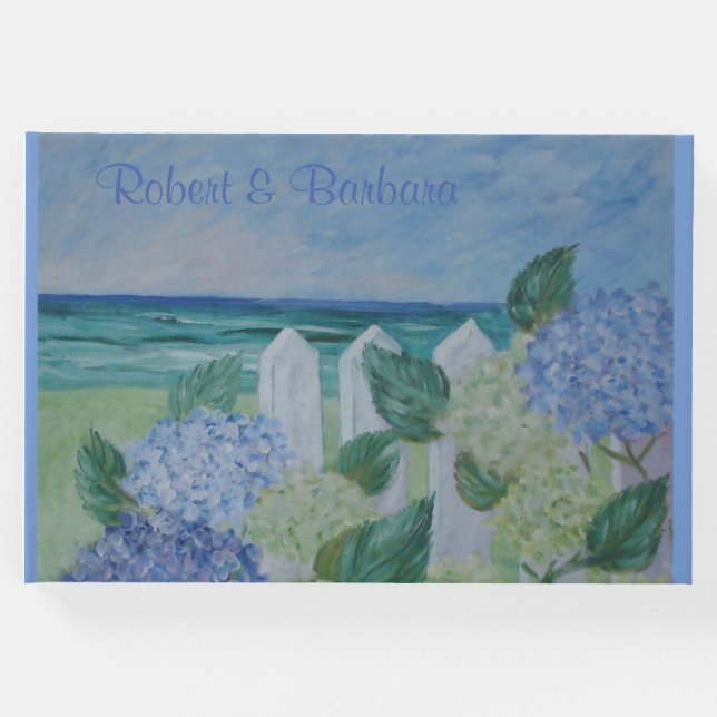 Hydrangeas am Meer Gästebuch (Vorderseite)