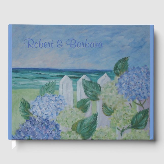 Hydrangeas am Meer Gästebuch (Vorderseite)