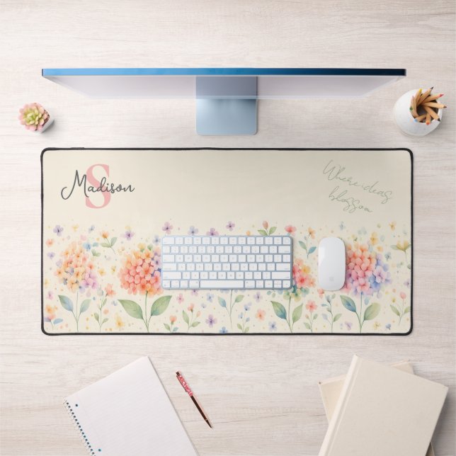 Hydrangeas aquarelle dans Pastel Bloom (Bureau 1)
