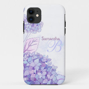 Hydrangeas-Blumenmonogramm iPhone 5 Case-Mate-Fall Case-Mate iPhone Hülle