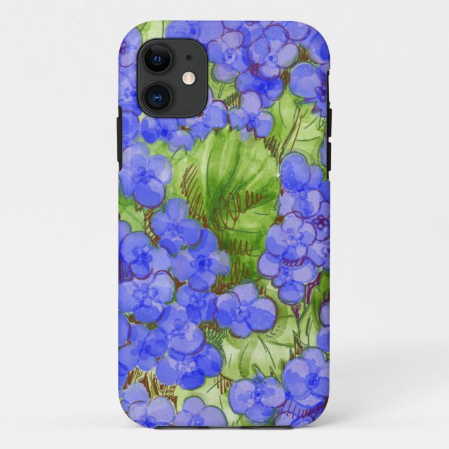 Hydrangeas Case-Mate iPhone Hülle (Rückseite)
