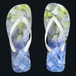 Hydrangeas Flip Flops<br><div class="desc">lila und grüne Hydrangeas - Foto aus meinem Garten</div>