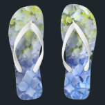 Hydrangeas Flip Flops<br><div class="desc">lila und grüne Hydrangeas - Foto aus meinem Garten</div>
