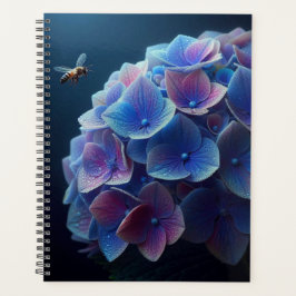 Hydrangeas Floral Lila und blau Planer