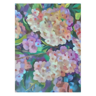 Hydrangeas Hortensia Abstrakte Kunst Tischdecke