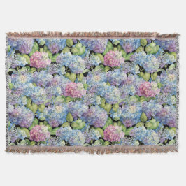 Hydrangeas in der Blüte Decke