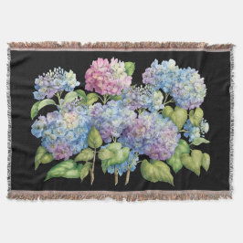 Hydrangeas in der Blüte Decke