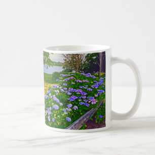 Hydrangeas in Orleans Kaffeetasse
