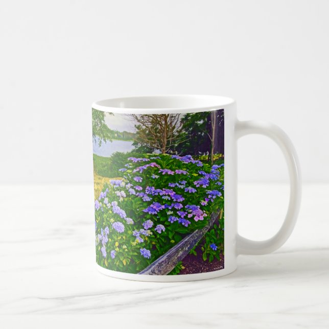 Hydrangeas in Orleans Kaffeetasse (Rechts)