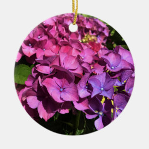 Hydrangeas Keramik Ornament