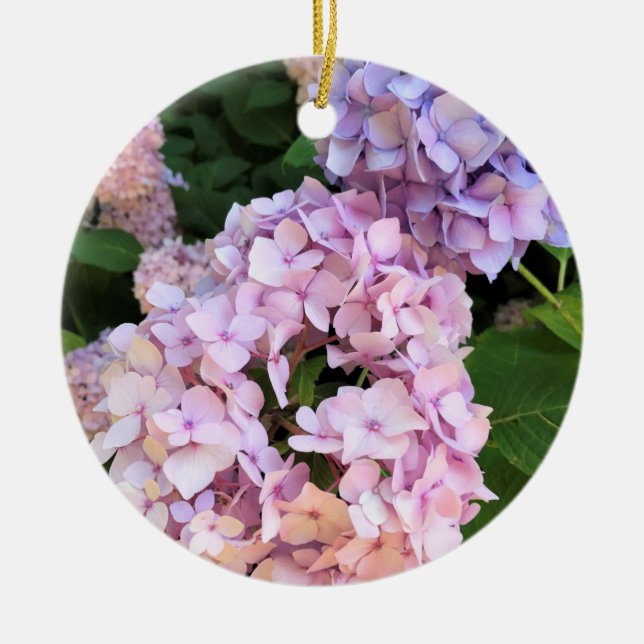 Hydrangeas Keramik Ornament (Vorne)