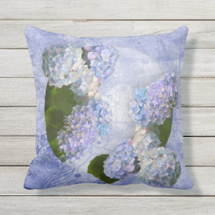 Hydrangeas-Kissen im Freien Kissen Für Draußen