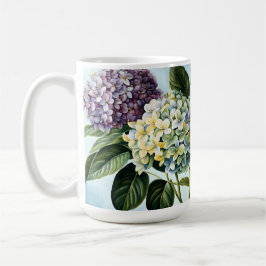 Hydrangeas - klassische PastelBlume Kaffeetasse