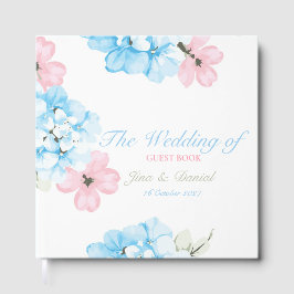 Hydrangeas Pastel Bloom Gästebuch
