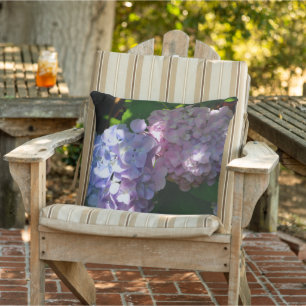 Hydrangeas romantische rosa blauen violetten Blume Kissen
