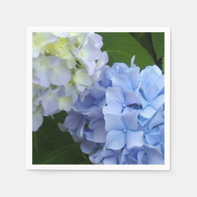 Hydrangeas Serviette (Vorderseite)