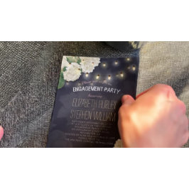 Hydrangeas String Lights von Wedding Party Einladung