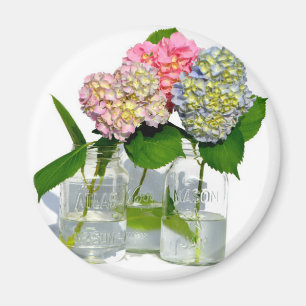 Hydrangeas und Maurerkirsche Magnet