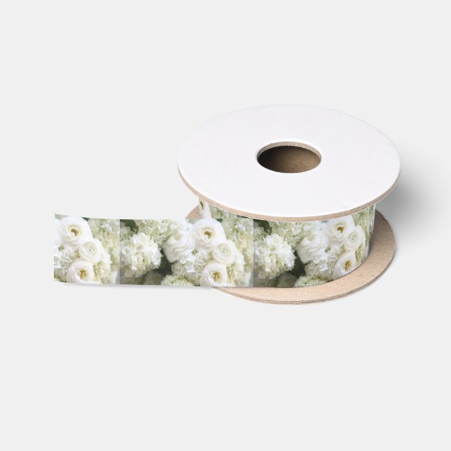 Hydrangeas und ranunculus satinband (Spule)