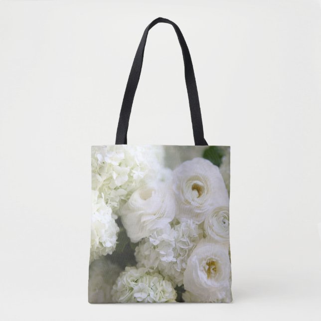 Hydrangeas und Ranunculus Tasche (Vorderseite)