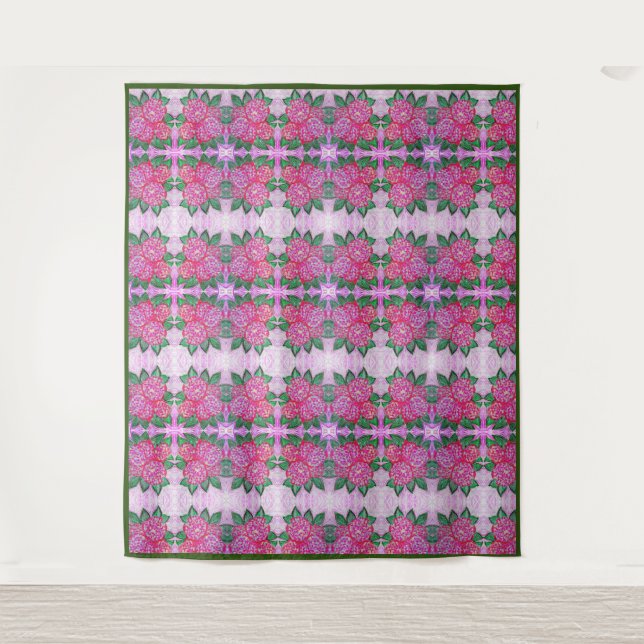 Hydrangeas Wandteppich (Vorderseite)