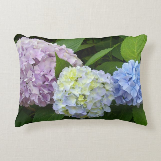 Hydrangeas Zierkissen (Vorderseite)