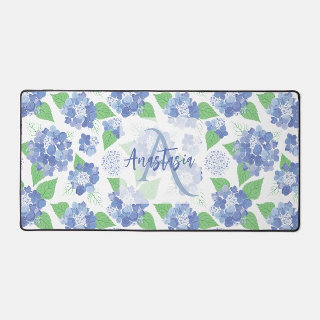 Hydrangée bleue personnalisée Florale (Recto)